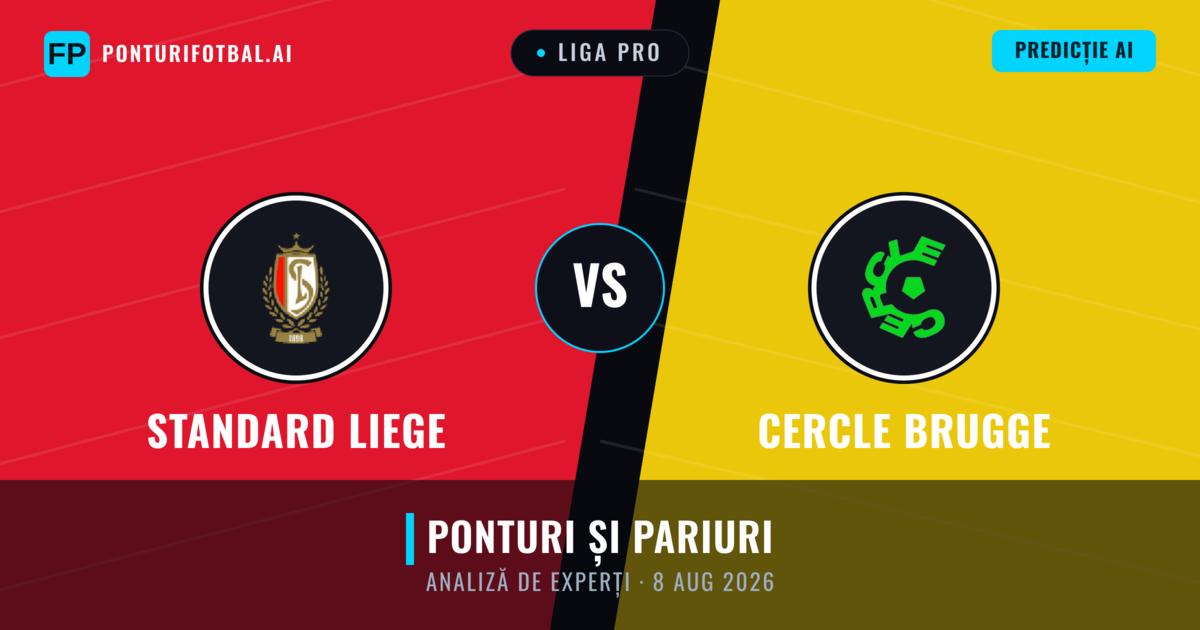 Standard Liege vs Cercle Brugge — pronostic și avancronică meci