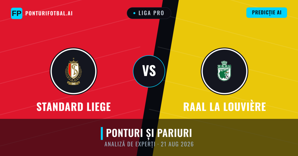 Standard Liege vs RAAL La Louvière — pronostic și avancronică meci
