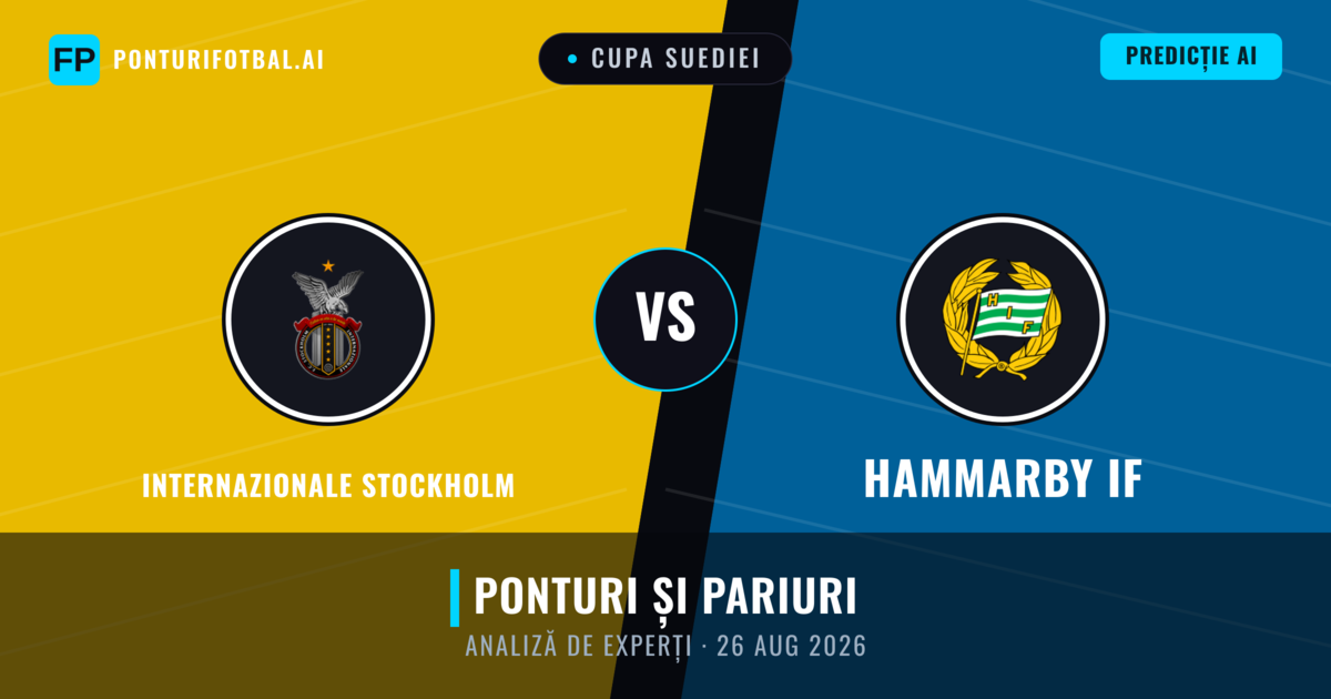 Internazionale Stockholm vs Hammarby IF — pronostic și avancronică meci