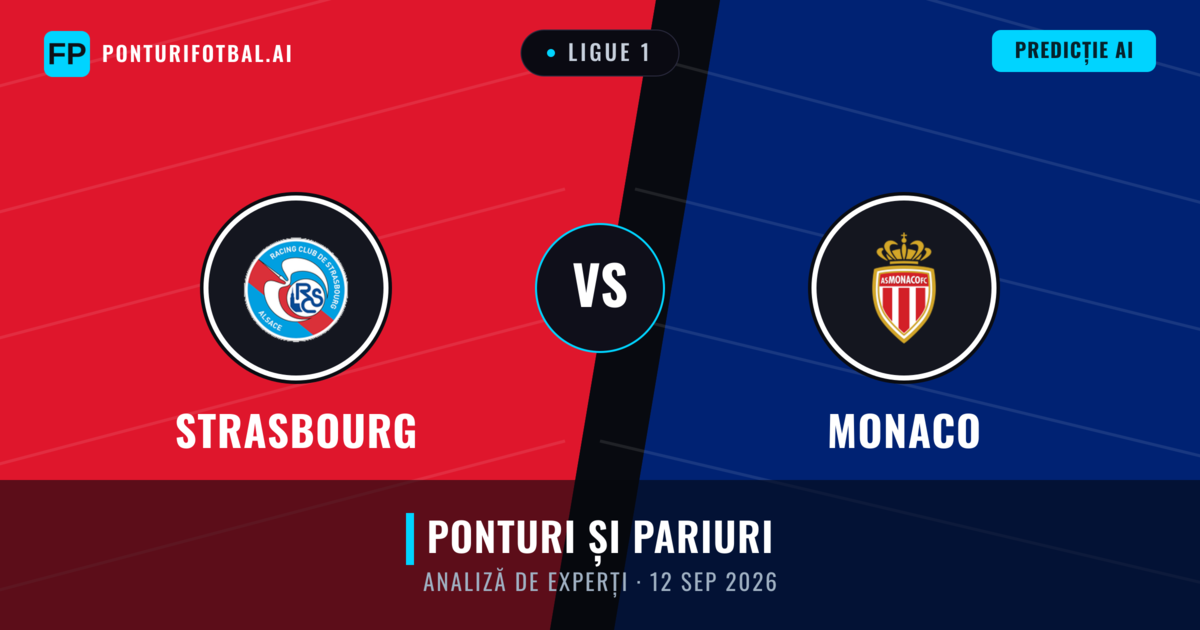 Strasbourg vs Monaco — pronostic și avancronică meci