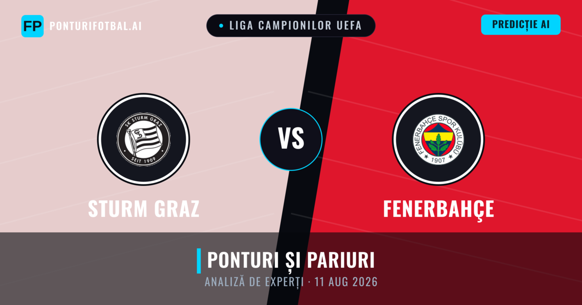 Sturm Graz vs Fenerbahçe — pronostic și avancronică meci
