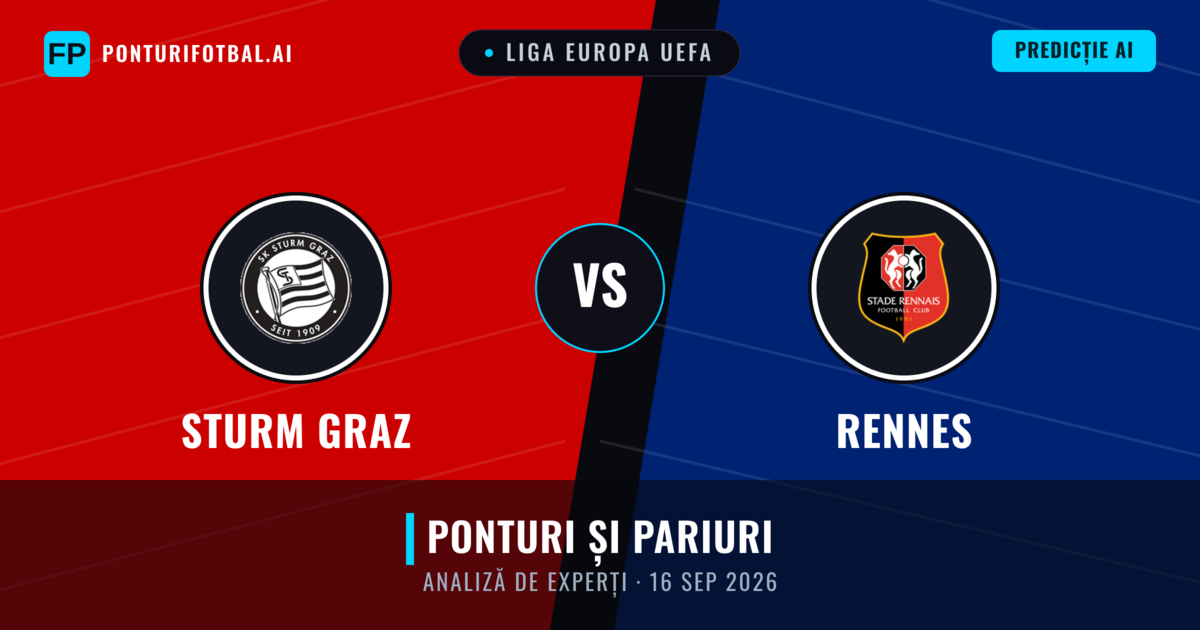 Sturm Graz vs Rennes — pronostic și avancronică meci