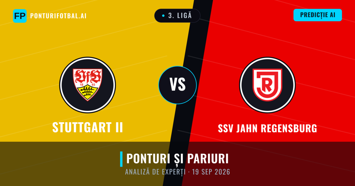 Stuttgart II vs SSV Jahn Regensburg — pronostic și avancronică meci