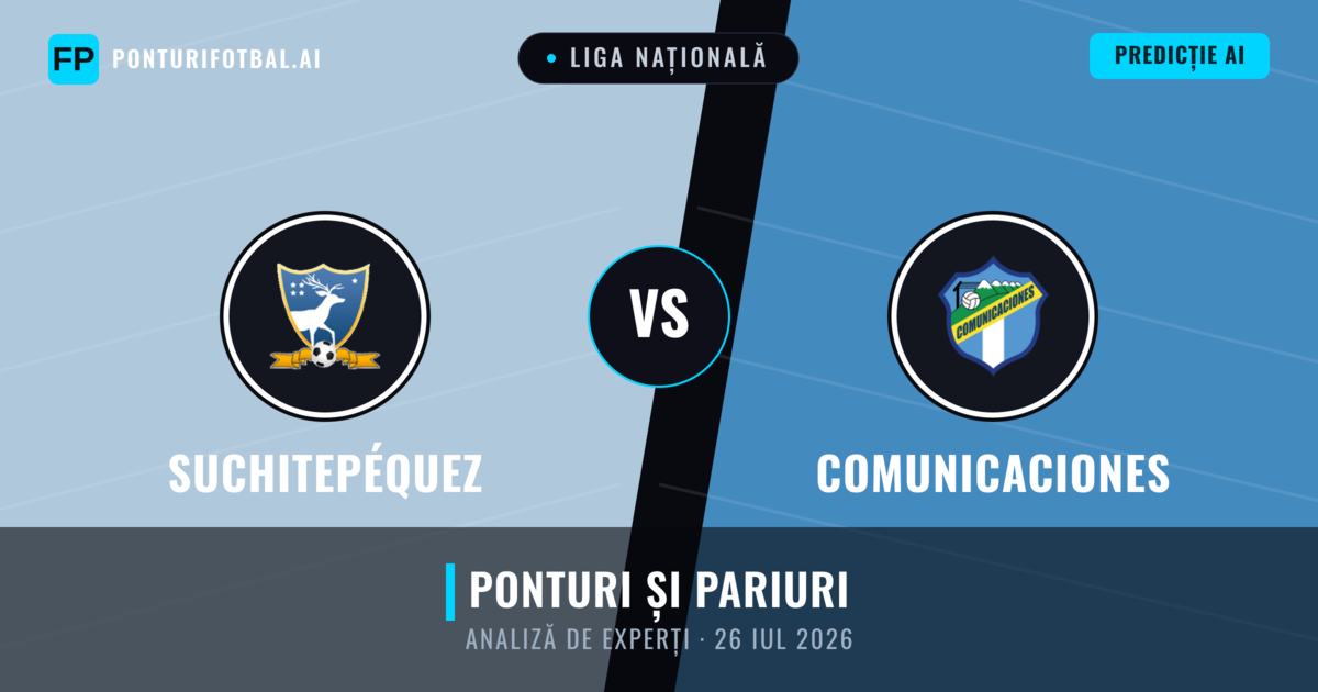 Suchitepéquez vs Comunicaciones — pronostic și avancronică meci
