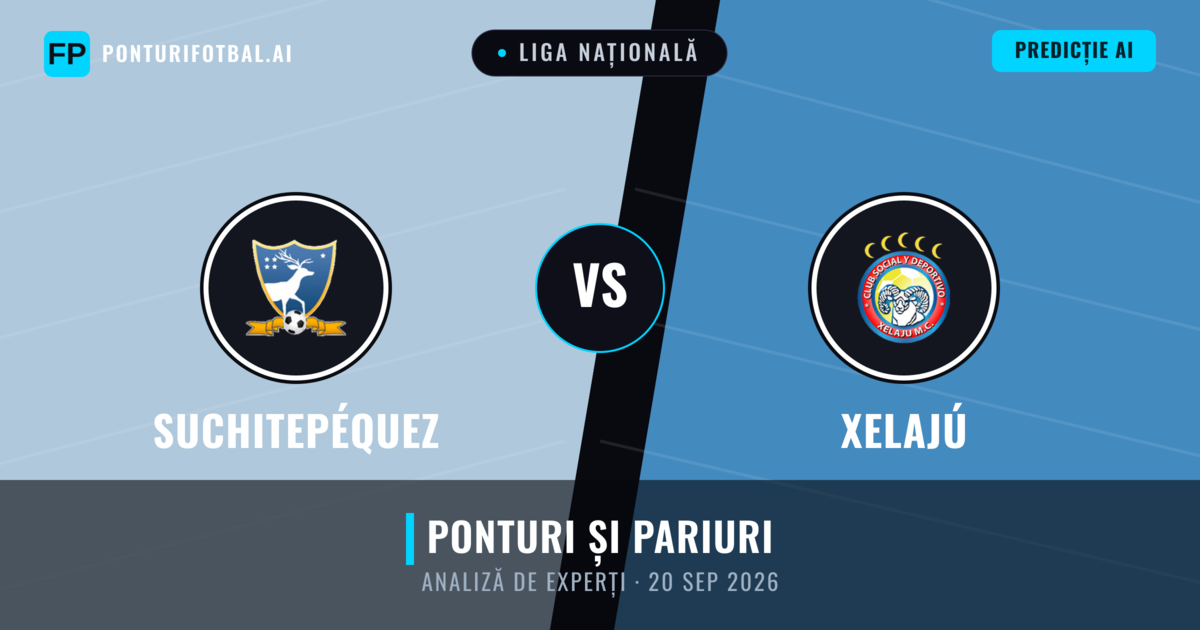 Suchitepéquez vs Xelajú — pronostic și avancronică meci