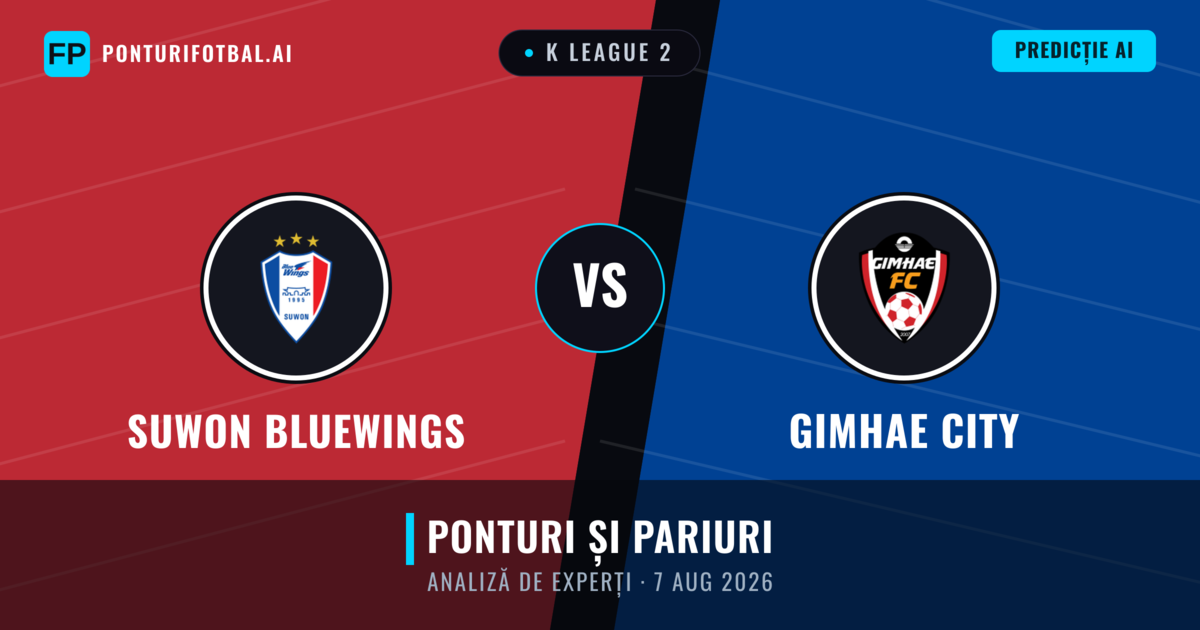 Suwon Bluewings vs Gimhae City — pronostic și avancronică meci