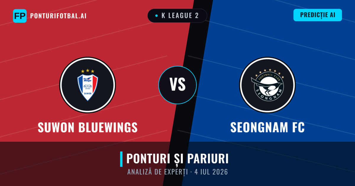 Suwon Bluewings vs Seongnam FC — pronostic și avancronică meci