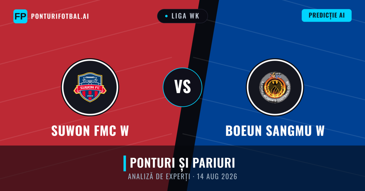 Suwon FMC W vs Boeun Sangmu W — pronostic și avancronică meci