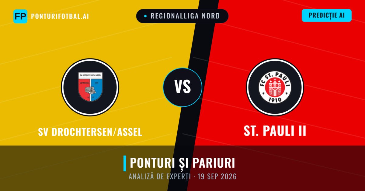 SV Drochtersen/Assel vs St. Pauli II — pronostic și avancronică meci