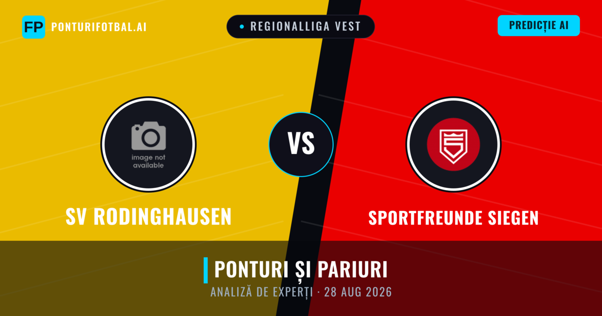 SV Rodinghausen vs Sportfreunde Siegen — pronostic și avancronică meci