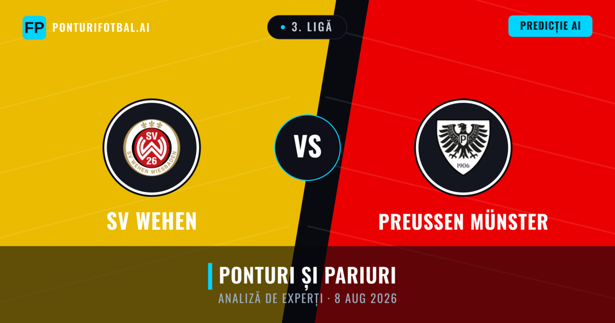 SV Wehen vs Preußen Münster — pronostic și avancronică meci