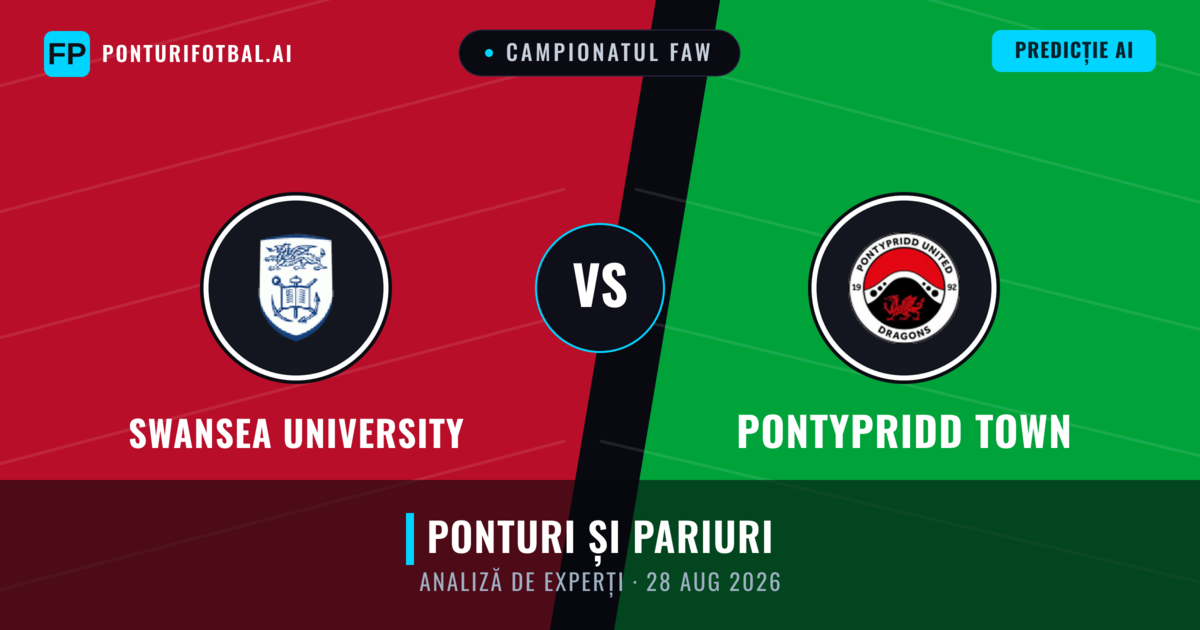 Swansea University vs Pontypridd Town — pronostic și avancronică meci