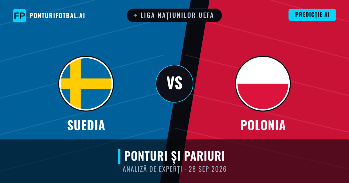 Suedia vs Polonia — pronostic și avancronică meci