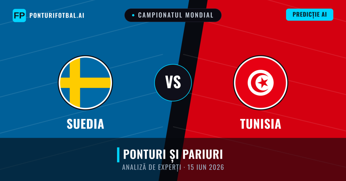 Suedia vs Tunisia — pronostic și avancronică meci