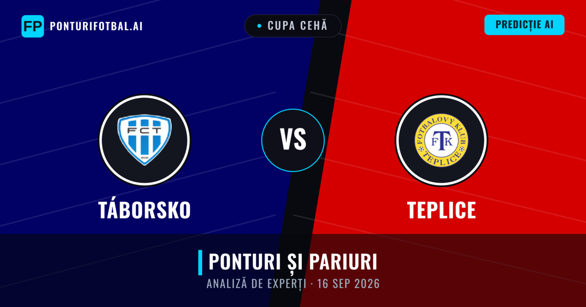 Táborsko vs Teplice — pronostic și avancronică meci