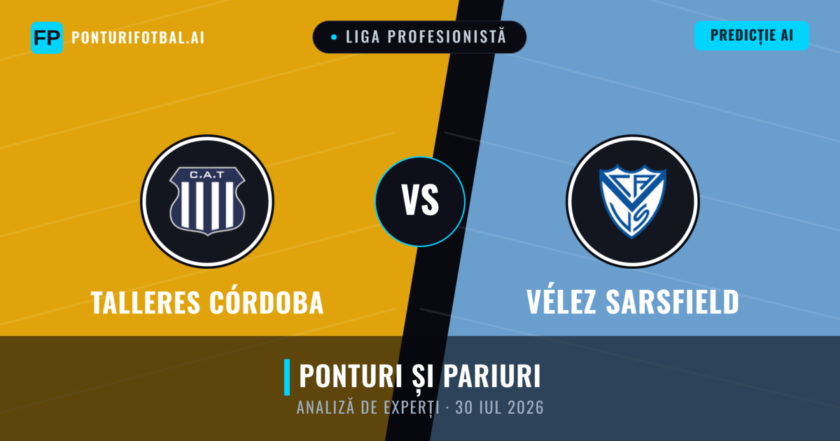 Talleres Córdoba vs Vélez Sarsfield — pronostic și avancronică meci