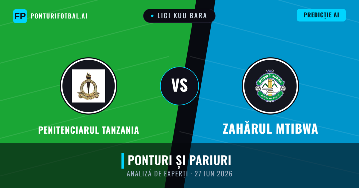 Penitenciarul Tanzania vs Zahărul Mtibwa — pronostic și avancronică meci