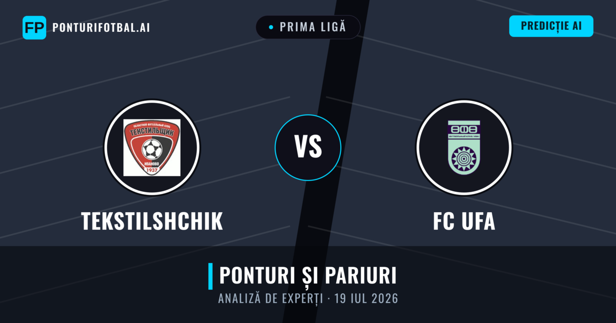 Tekstilshchik vs FC UFA — pronostic și avancronică meci
