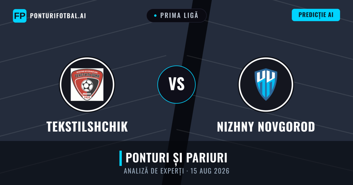 Tekstilshchik vs Nizhny Novgorod — pronostic și avancronică meci