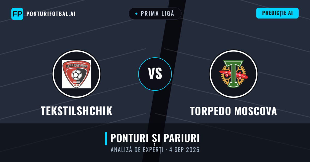Tekstilshchik vs Torpedo Moscova — pronostic și avancronică meci