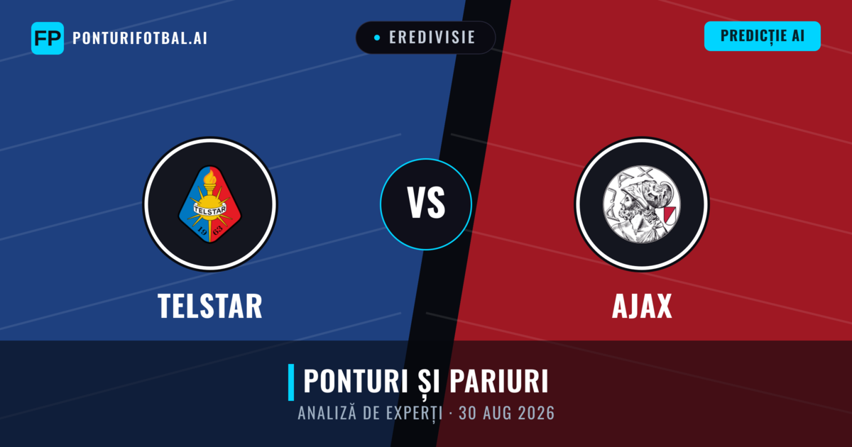 Telstar vs Ajax — pronostic și avancronică meci