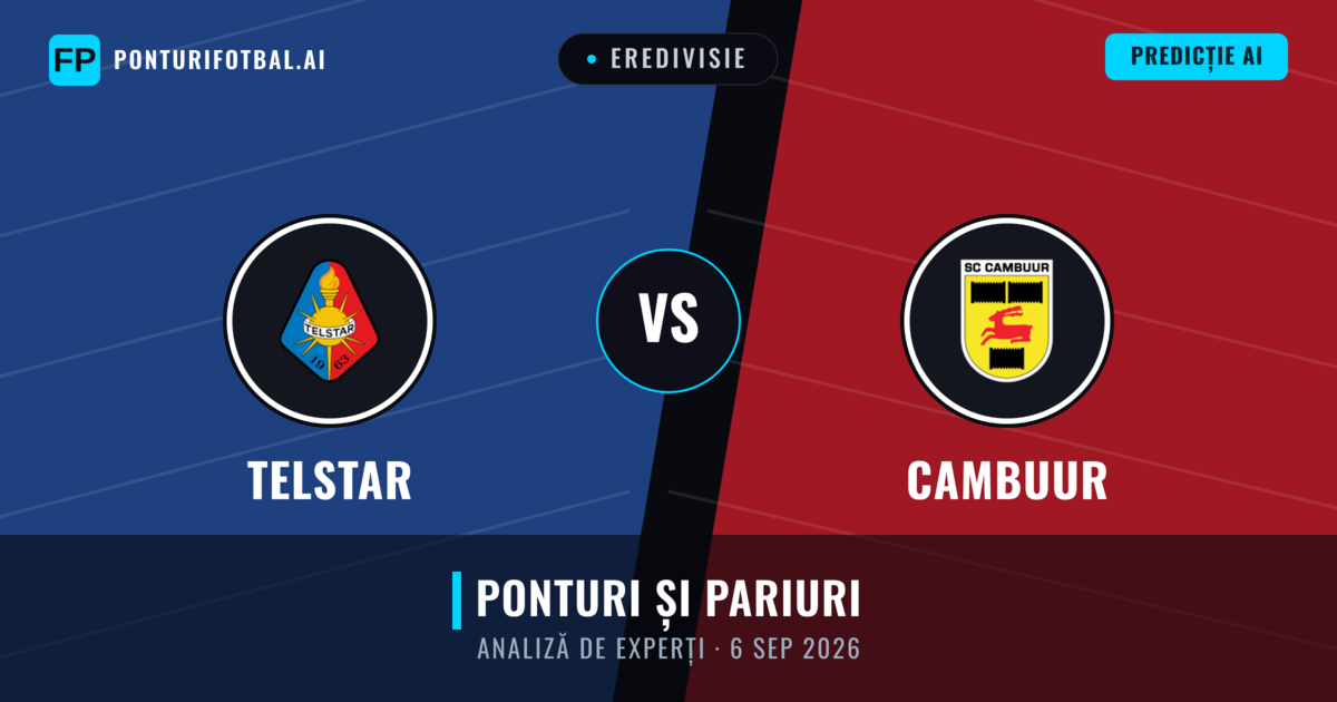 Telstar vs Cambuur — pronostic și avancronică meci