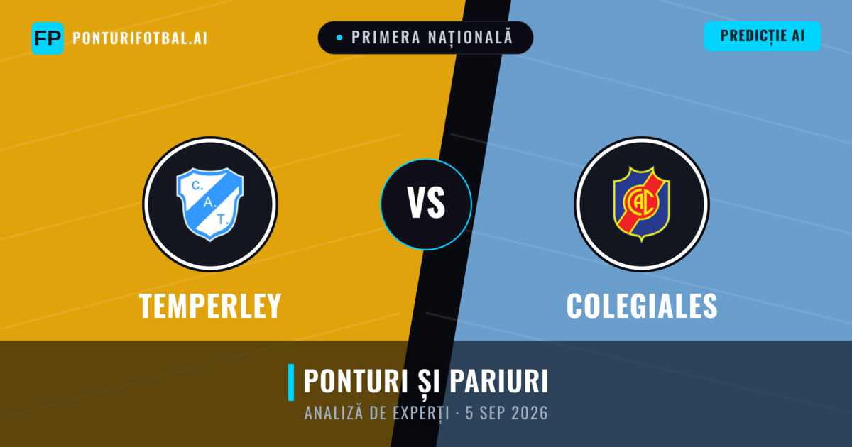 Temperley vs Colegiales — pronostic și avancronică meci