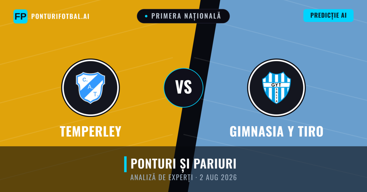 Temperley vs Gimnasia y Tiro — pronostic și avancronică meci