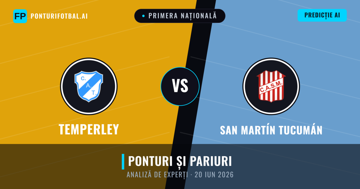 Temperley vs San Martín Tucumán — pronostic și avancronică meci