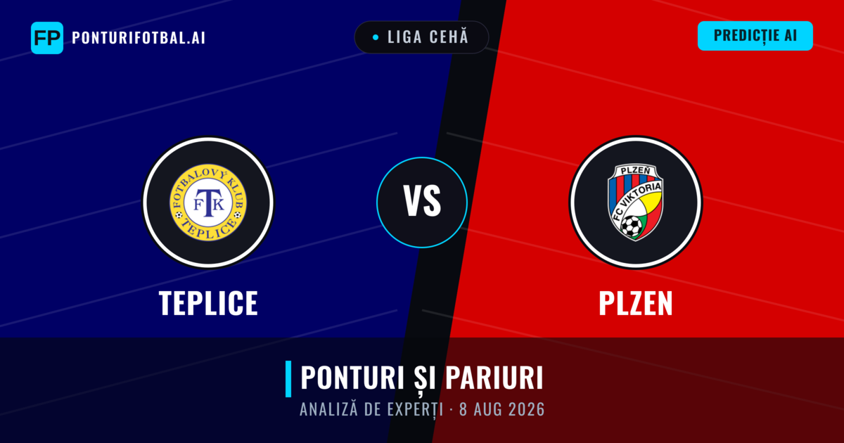 Teplice vs Plzen — pronostic și avancronică meci