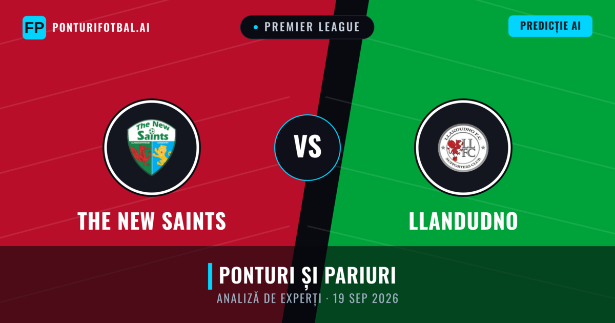 The New Saints vs Llandudno — pronostic și avancronică meci