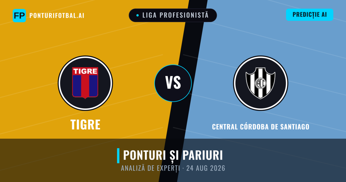 Tigre vs Central Córdoba de Santiago — pronostic și avancronică meci