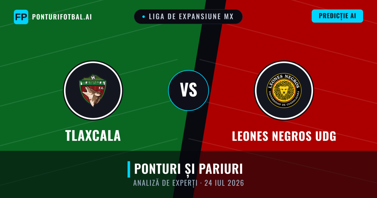 Tlaxcala vs Leones Negros UDG — pronostic și avancronică meci
