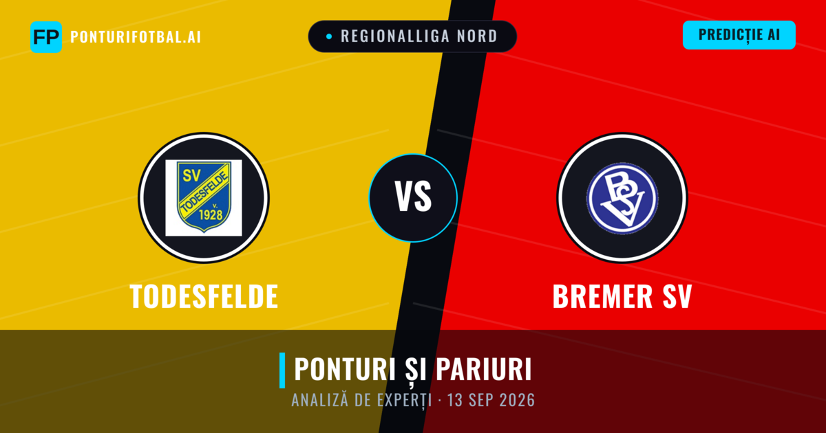 Todesfelde vs Bremer SV — pronostic și avancronică meci