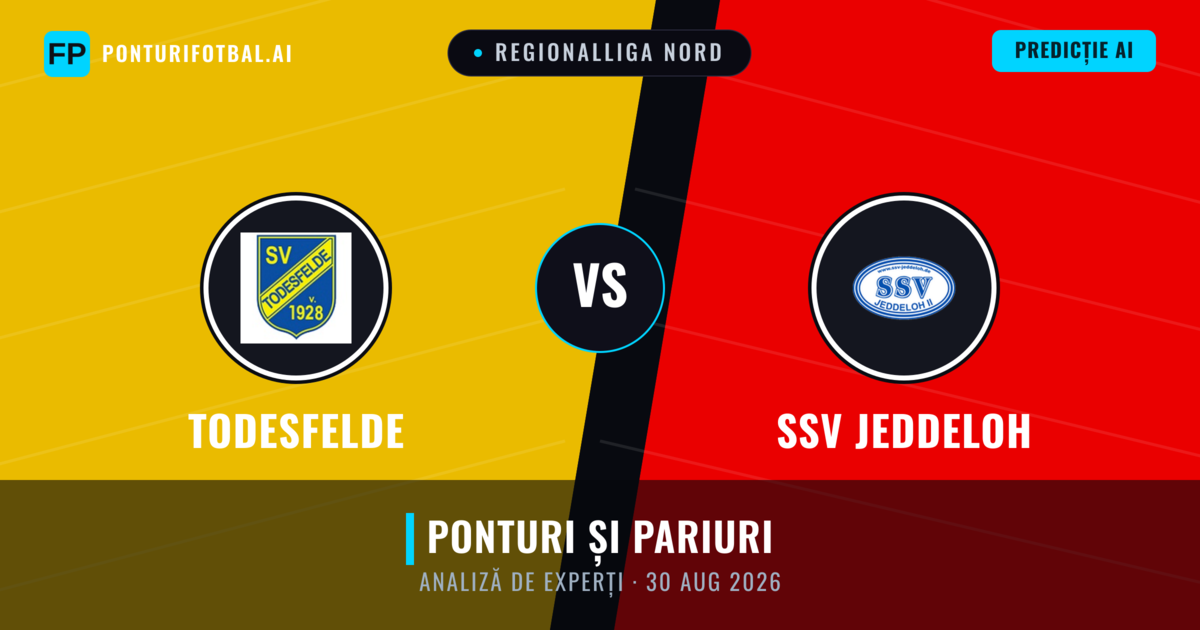 Todesfelde vs SSV Jeddeloh — pronostic și avancronică meci
