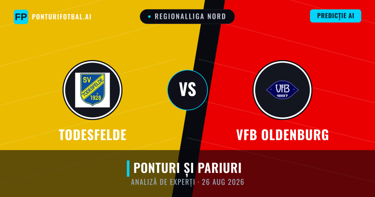 Todesfelde vs VfB Oldenburg — pronostic și avancronică meci