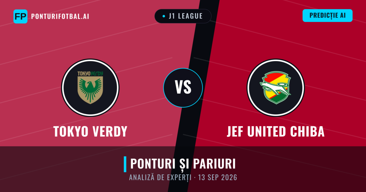 Tokyo Verdy vs JEF United Chiba — pronostic și avancronică meci
