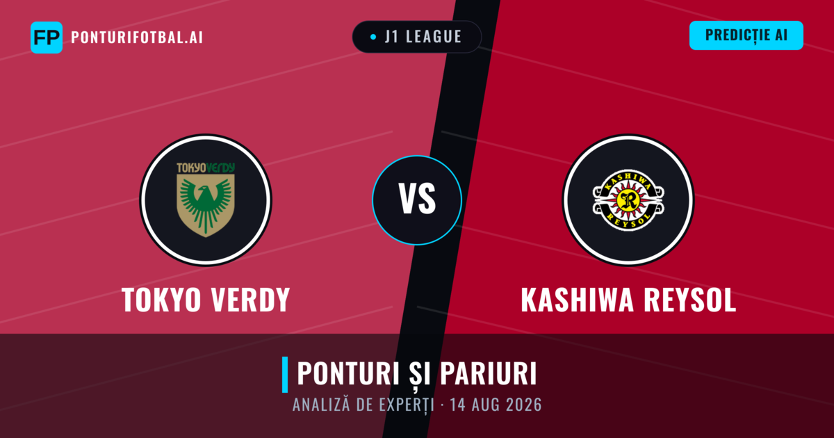 Tokyo Verdy vs Kashiwa Reysol — pronostic și avancronică meci