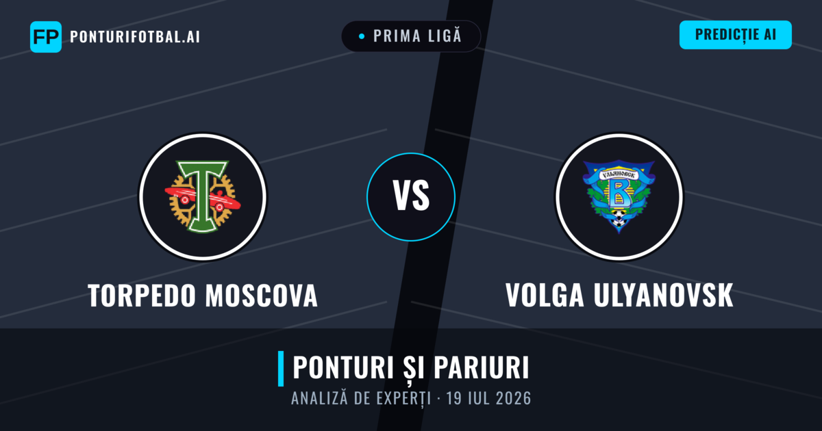 Torpedo Moscova vs Volga Ulyanovsk — pronostic și avancronică meci