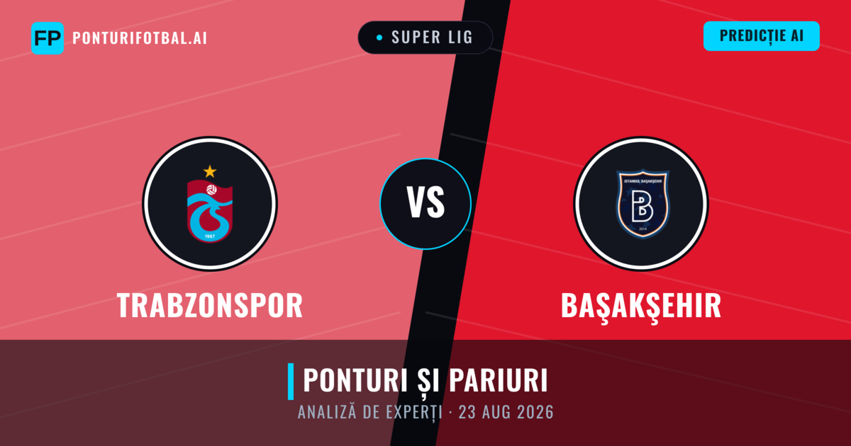 Trabzonspor vs Başakşehir — pronostic și avancronică meci