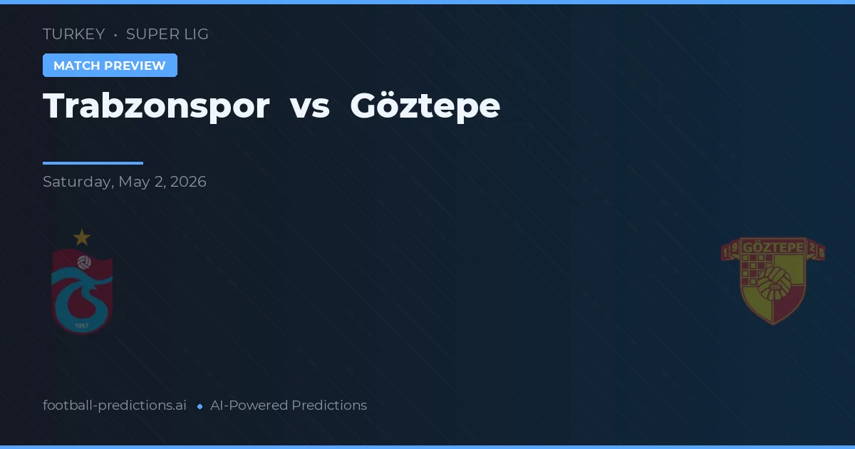 Trabzonspor vs Göztepe — pronostic și avancronică meci