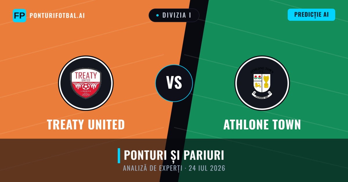 Treaty United vs Athlone Town — pronostic și avancronică meci