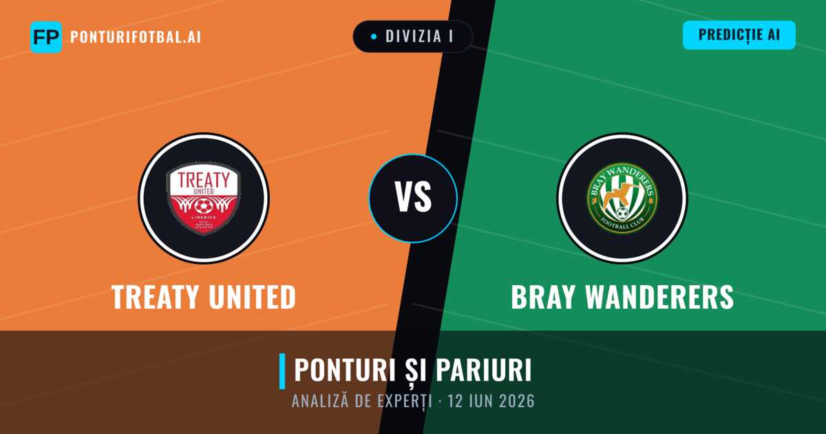 Treaty United vs Bray Wanderers — pronostic și avancronică meci