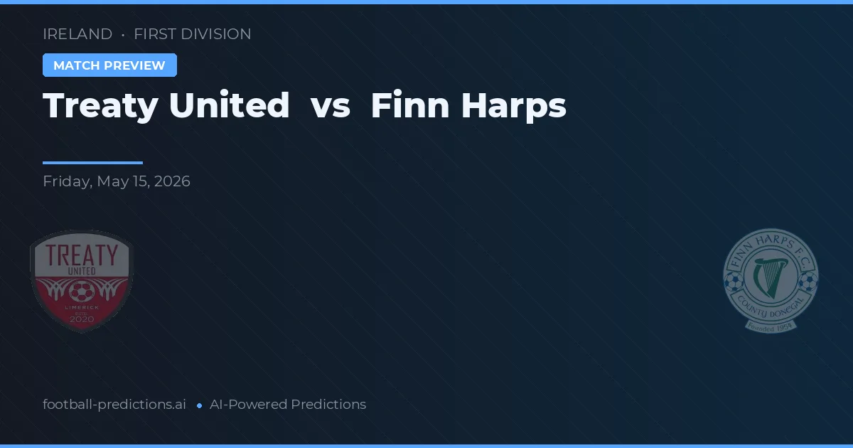 Treaty United vs Finn Harps — pronostic și avancronică meci