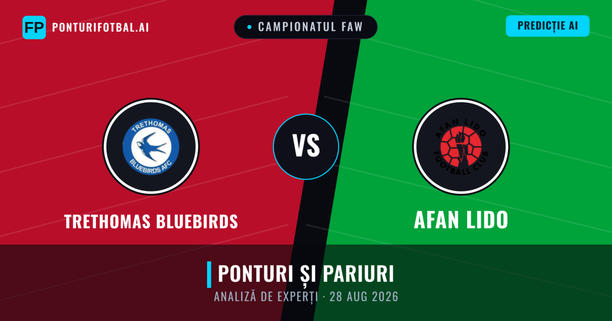 Trethomas Bluebirds vs Afan Lido — pronostic și avancronică meci
