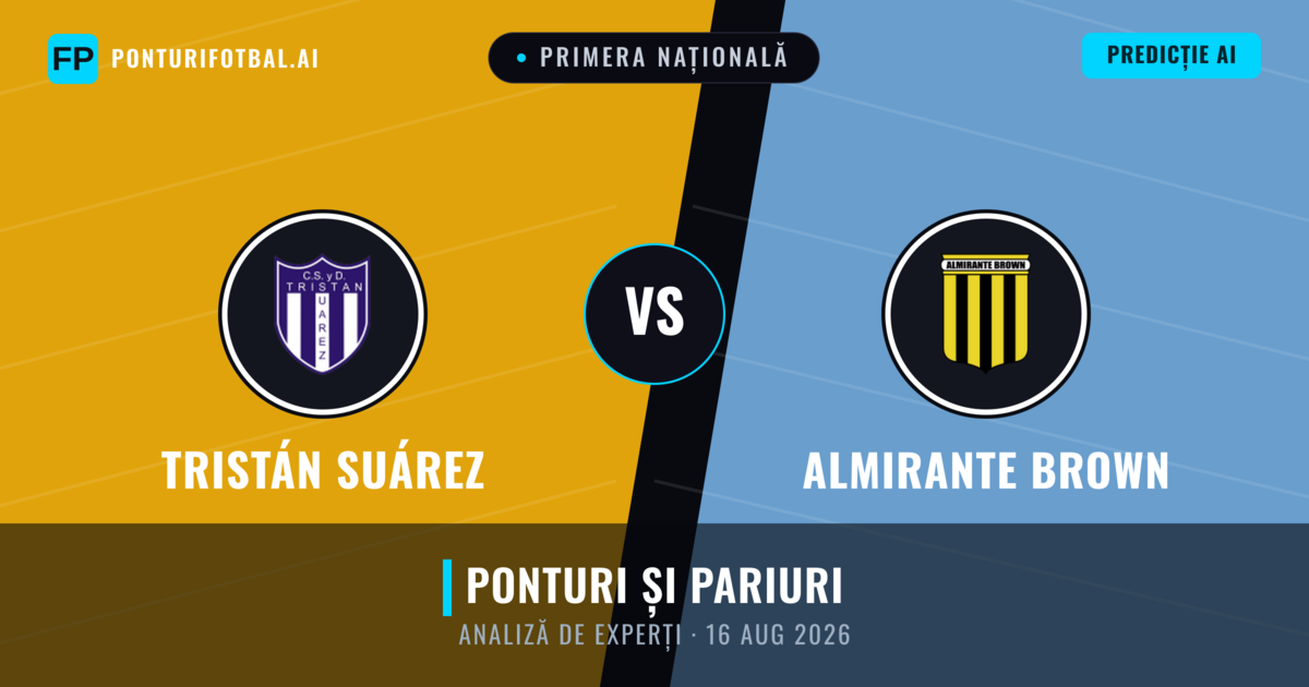 Tristán Suárez vs Almirante Brown — pronostic și avancronică meci