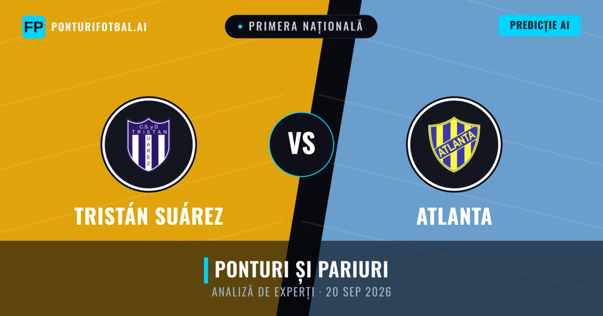 Tristán Suárez vs Atlanta — pronostic și avancronică meci