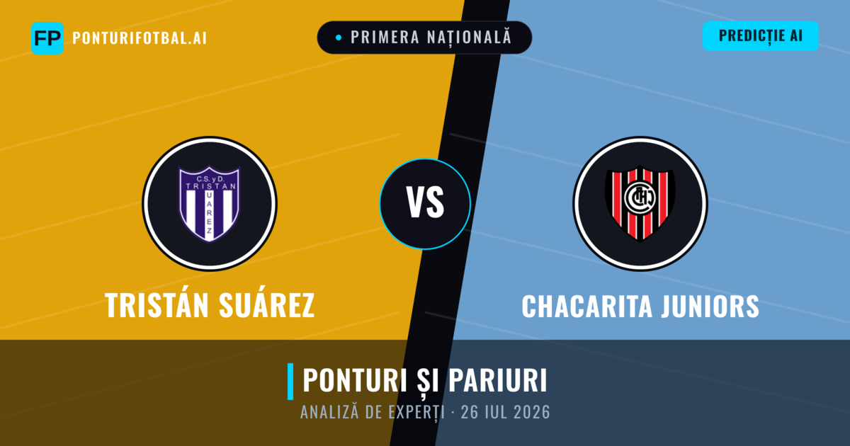 Tristán Suárez vs Chacarita Juniors — pronostic și avancronică meci