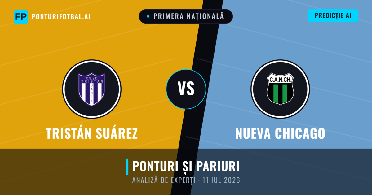 Tristán Suárez vs Nueva Chicago — pronostic și avancronică meci