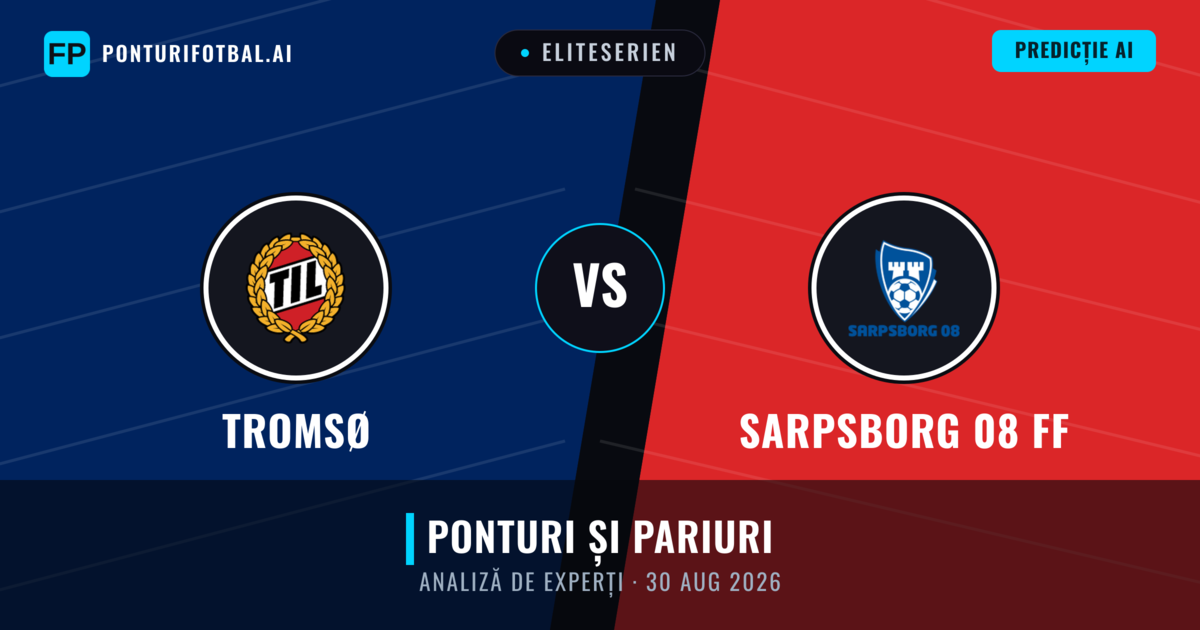 Tromsø vs Sarpsborg 08 FF — pronostic și avancronică meci